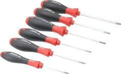 Wiha - 6 Piece Torx Screwdriver Set - Bit Sizes: Torx T8, T10, T15, T20, T25 & T30 - Best Tool & Supply