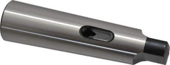 Collis Tool - MT2 Inside Morse Taper, MT4 Outside Morse Taper, Standard Reducing Sleeve - Hardened & Ground Throughout, 1/4" Projection, 4-7/8" OAL - Exact Industrial Supply