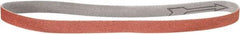 DeWALT - 1/4" Wide x 18" OAL, 60 Grit, Aluminum Oxide Abrasive Belt - Aluminum Oxide, Medium, Coated, Cloth Backing, Dry - Best Tool & Supply