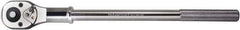 Paramount - 3/4" Drive Pear Head Standard Ratchet - Chrome Finish, 20" OAL, 24 Gear Teeth, Standard Head - Best Tool & Supply