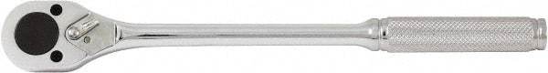 Paramount - 3/8" Drive Pear Head Standard Ratchet - Chrome Finish, 11" OAL, 24 Gear Teeth, Standard Head - Best Tool & Supply