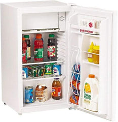 Avanti - 3.3 Cubic Ft. White Office Refrigerator - 18-1/2 Inch Wide x 17-1/2 Inch Deep x 33-1/2 Inch High - Best Tool & Supply