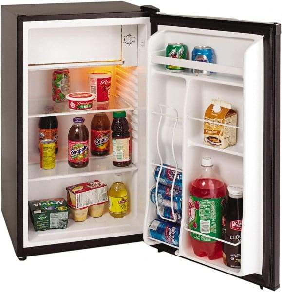 Avanti - 3.3 Cubic Ft. Black Office Refrigerator - 18-1/2 Inch Wide x 17-1/2 Inch Deep x 33-1/2 Inch High - Best Tool & Supply