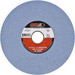 Camel Grinding Wheels - 10" Diam x 3" Hole x 1" Thick, J Hardness, 60 Grit Surface Grinding Wheel - Aluminum Oxide, Type 1, Medium Grade, Vitrified Bond, No Recess - Best Tool & Supply