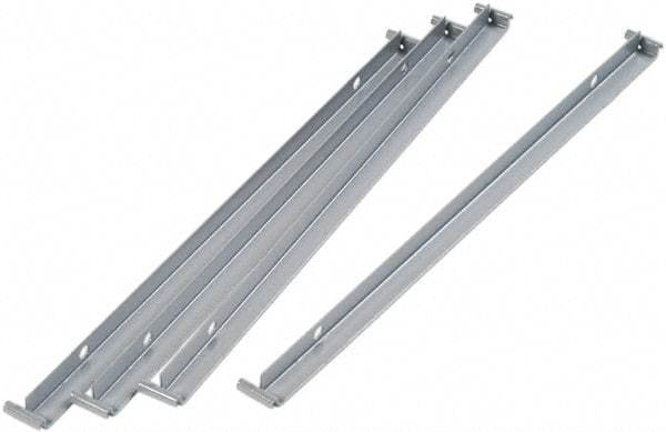 Hon - 30" Wide, Cross Rails - Gray - Best Tool & Supply