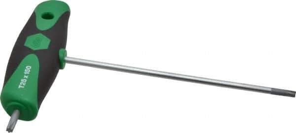 Wiha - T25 Torx Key - T-Handle Cushion Grip, 150mm Length Under Head - Best Tool & Supply