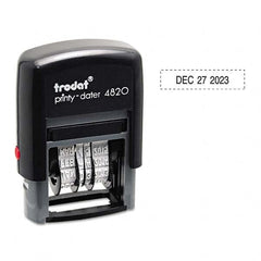 Trodat - Pre-inked Custom Stamps Type: Custom Stamp - Dater Message: Date - Best Tool & Supply