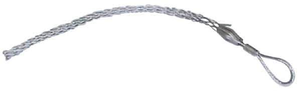 Woodhead Electrical - Offset Eye, Split Lace, Steel Wire Pulling Grip - 17" Mesh, 1-3/4 to 1.99" Cable Diam - Best Tool & Supply