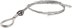 Woodhead Electrical - Flexible Eye, Closed Mesh, Steel Wire Pulling Grip - 26" Mesh, 1-1/2 to 1.99" Cable Diam - Best Tool & Supply