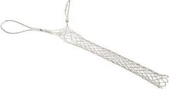 Woodhead Electrical - Double Eye, Closed Mesh, Bronze Wire Pulling Grip - 20" Mesh, 1-3/4 to 1.99" Cable Diam - Best Tool & Supply