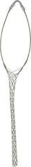 Woodhead Electrical - 1-1/2 to 1.74 Inch Cable Diameter, Tinned Bronze, Single Loop Support Grip - 18 Inch Long, 1,680 Lb. Breaking Strength, 18 Inch Mesh Length - Best Tool & Supply