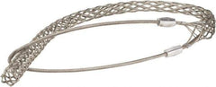 Woodhead Electrical - 1 to 1.24 Inch Cable Diameter, Tinned Bronze, Single Loop Support Grip - 39 Inch Long, 4,720 Lb. Breaking Strength, 29 Inch Mesh Length - Best Tool & Supply