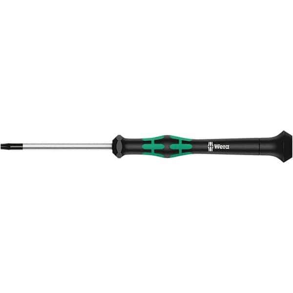 Wera - T2 Torx Driver - 1-37/64" Blade Length, 137mm OAL, Ergonomic Handle - Best Tool & Supply