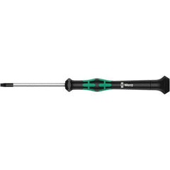 Wera - T2 Torx Driver - 1-37/64" Blade Length, 137mm OAL, Ergonomic Handle - Best Tool & Supply