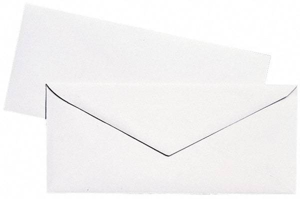 UNIVERSAL - 9-1/2" Long x 4-1/8" Wide Gummed Flap Plain White Envelope with Window - 24 Lb Paper Weight - Best Tool & Supply