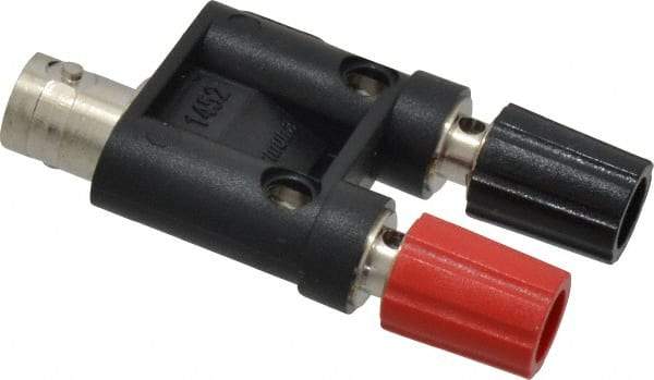 Pomona - Black Electrical Test Equipment Adapter - Use with Female BNC to Stackable Binding Posts - Best Tool & Supply