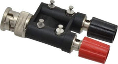 Pomona - Black Electrical Test Equipment Adapter - Use with Male BNC to Isolated Binding Posts - Best Tool & Supply