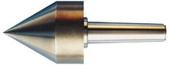 Riten - MT6 Taper Shank, Live Center - 5-1/2" Point Diam, 5-15/16" Point Len, 4,500 Lb Max Workpc, 6-5/16" OAL, Pipe Nose Point - Best Tool & Supply