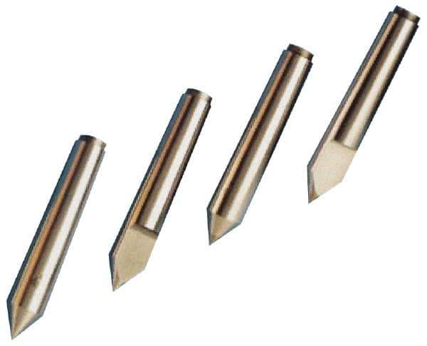 Riten - 3/4" Head Diam, Hardened Tool Steel Standard Point Solid Dead Center - Jarno 6 Taper, 3/4" Point Diam, 6" OAL - Best Tool & Supply