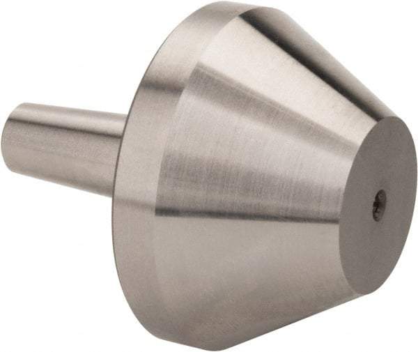 Riten - 2MT & 3MT Taper, 7/8 to 1-3/4" Point Diam, Hardened Tool Steel Lathe Bull Nose Point - 1-3/16" OAL - Best Tool & Supply