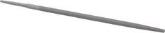 Value Collection - 10" Long, Smooth Cut, Round American-Pattern File - Double Cut, Tang - Best Tool & Supply