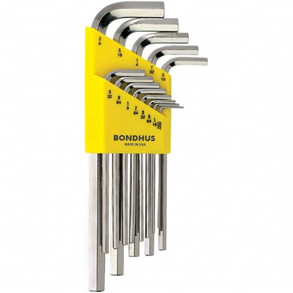 Bondhus - Hex Key Sets Tool Type: Hex Handle Type: L-Key Long Arm - Best Tool & Supply