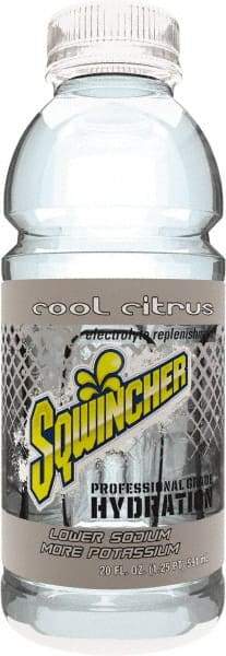 Sqwincher - 20 oz Bottle Cool Citrus Activity Drink - Ready-to-Drink - Best Tool & Supply