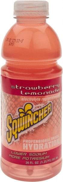 Sqwincher - 20 oz Bottle Strawberry Lemonade Activity Drink - Ready-to-Drink - Best Tool & Supply