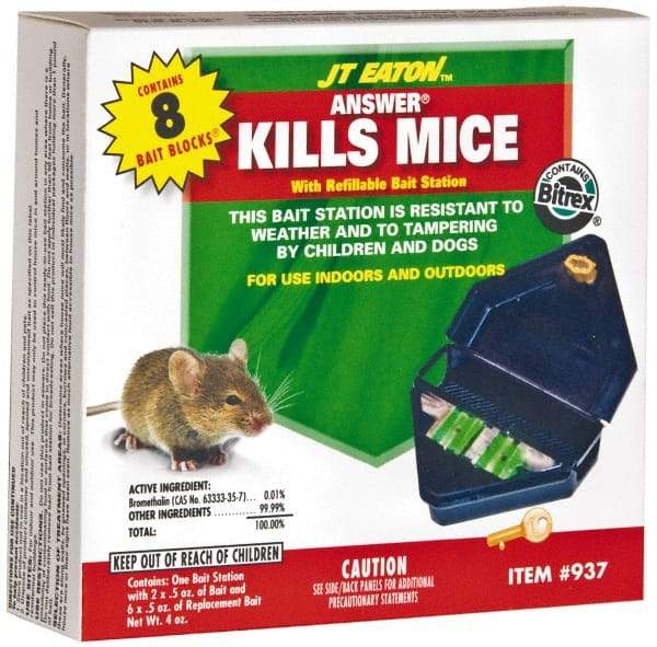 J.T. Eaton - 0.5 oz Plastic Bait Holder - Targets Mice - Best Tool & Supply