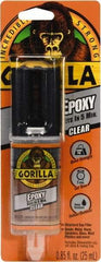 Gorilla Glue - 0.85 oz Syringe Epoxy - 5 min Working Time, 50°F, 3,300 psi Shear Strength - Best Tool & Supply