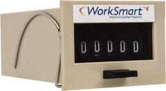 Value Collection - 5 Digit Mechanical Display Electromechanical Counter - Manual Reset - Best Tool & Supply