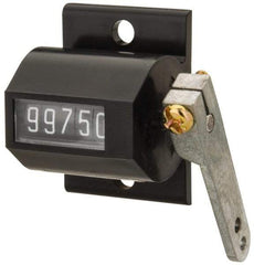 Value Collection - 5 Digit Mechanical Display Stroke Counter - Manual Reset - Best Tool & Supply