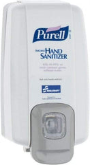 Ability One - 1000 mL Liquid Hand Sanitizer Dispenser - Plastic, Hanging, Gray - Best Tool & Supply