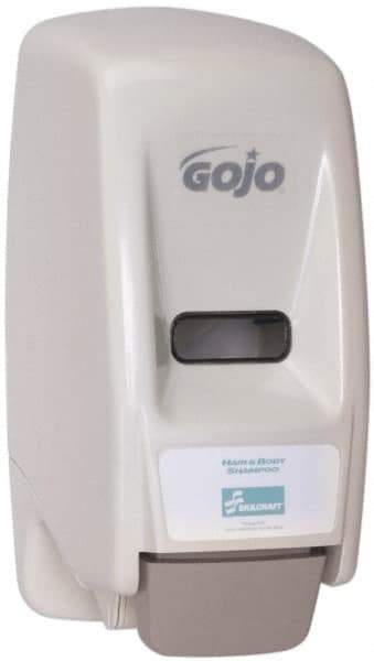 Ability One - 800 mL Liquid Hand Sanitizer Dispenser - Plastic, Hanging, White - Best Tool & Supply