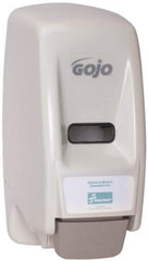 Ability One - 1000 mL Liquid Hand Sanitizer Dispenser - Plastic, Hanging, Gray - Best Tool & Supply