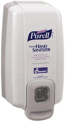 Ability One - 1000 mL Liquid Hand Sanitizer Dispenser - Plastic, Hanging, Gray - Best Tool & Supply