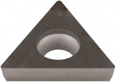 Hertel - SH-TPGA220.5 Grade HT610BN PCBN Turning Insert - Uncoated, 60° Triangle, 1/4" Inscr Circle, 1/8" Thick, 0.0078" Corner Radius - Best Tool & Supply