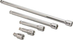 Paramount - 1/2" Drive Socket Wobble Extension Set - 5 Pieces, Includes 2, 3, 5, 10, 15" Lengths - Best Tool & Supply