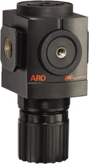 ARO/Ingersoll-Rand - 3/4 NPT Port, 290 CFM, Aluminum Heavy-Duty Regulator - 0 to 140 psi Range, 250 Max psi Supply Pressure, 1/8" Gauge Port Thread, 4.091" Wide x 7.223" High - Best Tool & Supply