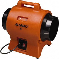 Allegro - 8" Inlet, Electric AC Axial Blower - 0.33 hp, 865 CFM (Free Air), 230 Max Voltage Rating - Best Tool & Supply