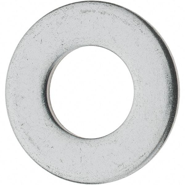 Value Collection - 1/2" Screw, Grade 18-8 Stainless Steel Standard Flat Washer - 17/32" ID x 1-1/16" OD, 0.095" Thick - Best Tool & Supply