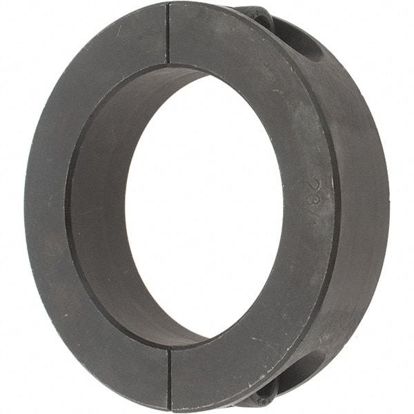 Value Collection - 2-3/16" Bore, Steel, Two Piece Shaft Collar - 3-1/4" Outside Diam, 3/4" Wide - Best Tool & Supply