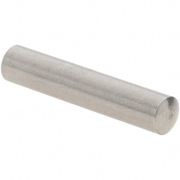 Value Collection - 4mm Diam x 20mm Pin Length 416 Stainless Steel Precision Dowel Pin - C 36-42 Hardness, 1 Beveled & 1 Rounded End - Best Tool & Supply