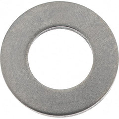 Value Collection - M10 Screw, Steel Standard Flat Washer - 10.5mm ID x 20mm OD, 2mm Thick, Zinc-Plated Finish - Best Tool & Supply