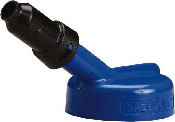 Trico - 4 Gal Capacity Polyethylene Oil Storage System - 1" Tip OD, 7" Straight Spout, Blue - Best Tool & Supply