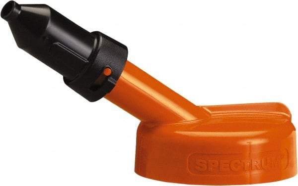 Trico - 4 Gal Capacity Polyethylene Oil Storage System - 1/2" Tip OD, 7" Straight Spout, Orange - Best Tool & Supply