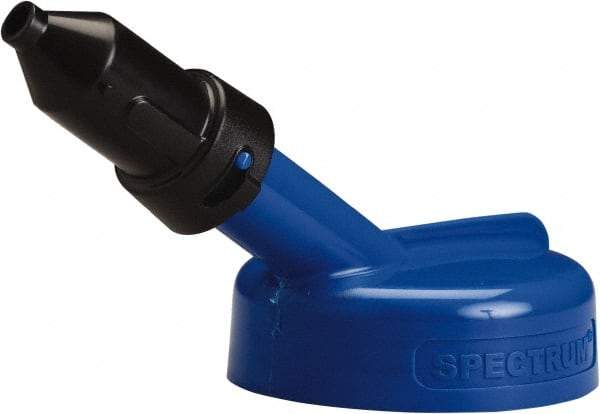 Trico - 4 Gal Capacity Polyethylene Oil Storage System - 1/2" Tip OD, 7" Straight Spout, Blue - Best Tool & Supply