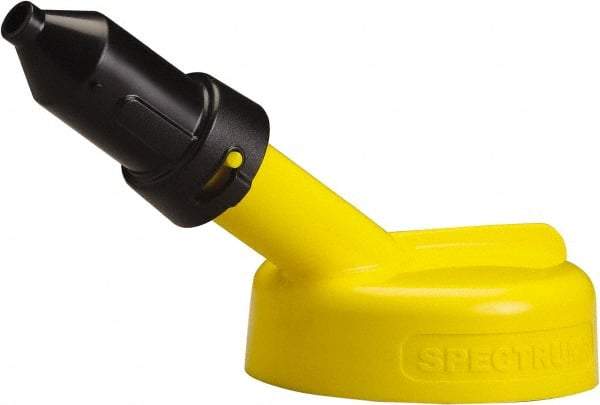 Trico - 4 Gal Capacity Polyethylene Oil Storage System - 1/2" Tip OD, 7" Straight Spout, Yellow - Best Tool & Supply