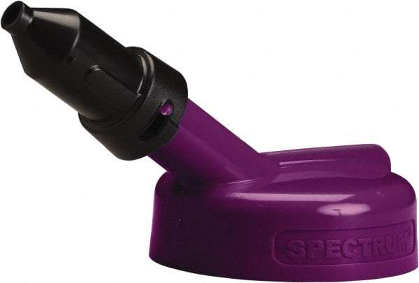 Trico - 4 Gal Capacity Polyethylene Oil Storage System - 1/2" Tip OD, 7" Straight Spout, Purple - Best Tool & Supply