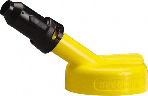 Trico - 4 Gal Capacity Polyethylene Oil Storage System - 1" Tip OD, 7" Straight Spout, Yellow - Best Tool & Supply